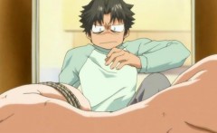 Tied Up Anime Boy Licking A Hard Firm Cock And Riding Hard C