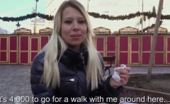 Euro Girlnextdoor Sucks A Stranger Cock