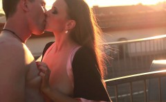 PORN VALENTINE - ROOFTOOP ROMANCE AND ROMANTIC HARDFUCKING