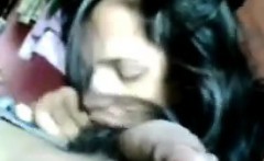 Indian Chick Giving Her Man Head Pov