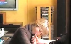 Spying Teacher Claudia Sucking A Cock