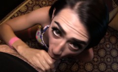 Ladyboy Sexy Smoker Ally Fucked Bareback