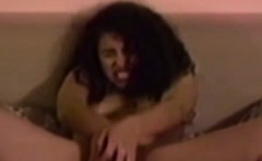 Vintage amateur masturbating with dildo