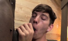 Twink sucking black dicks