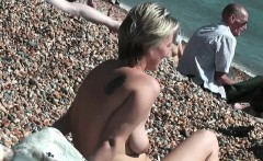 Amateur public nudist beach voyeur vid