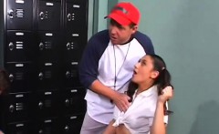 Innocent Looking Babe Gets Her Taut Asshole Drilled Deep