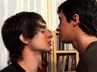 Latin twink sucking dong