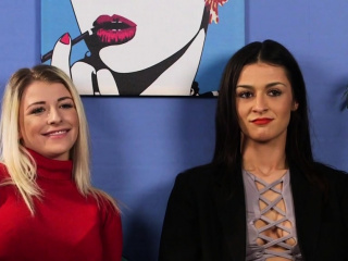 CFNM ladies inspect sub before JOI
