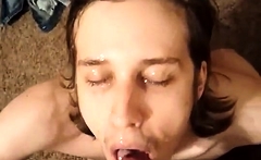 Gay Nasty Facial Cumshot