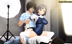 Sexy Hentai Boys Having Anal Sex And Love In Bed