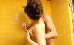 Raunchy chick Hitomi Kurosaki getting filled up by meat