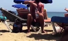 Str8 Spy Daddy Bear At The Beach