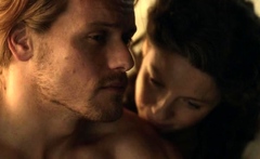 Caitriona Balfe tits in a sex scene