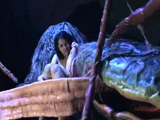 Alien Monster Sperm For Busty Girl!