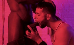 Young twink rims black hunks hole and ass fucked raw