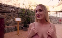 Busty Kenzie Madison Letting You Fuck On A First Date