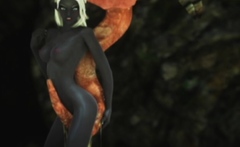3d Elf Girl Impregnated By Monsters!