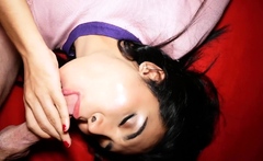 Tiny Asian Shemale Teen Wan Very Horny Blowjob And Anal Sex