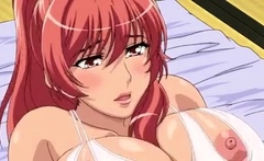 Hentai Redhead Gives Blowjob And Having Sex