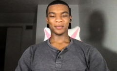Hot Black guy Gay Masturbation