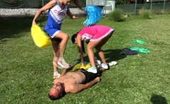 cheerleader trampling