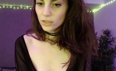 Brunette Solo Webcam Masturbation