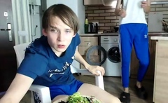 Amateur Twink Gay Sucks On Cock