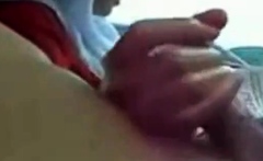 malay hijab girl giving a handjob