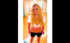 Britney Spears Showing Her Mound And Nipples