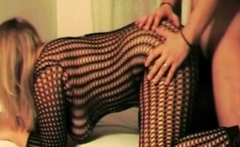 Fucking My Chubby Wifey In Fishnets