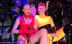 Lady Valeska - Latex Dommes Ride their Gimps