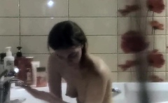 In the shower hidden cam