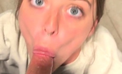 amateur blowjob cumshot finish in her mouth