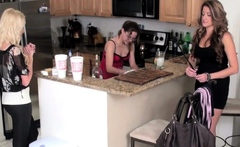 Luscious Girl Orders Thrall Drink Ball Batter