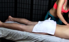 Yoga Pants Masseuse Cock Edging Massage