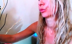 Blonde teen Sierras first erotic masturbation video