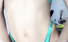 Solo booty assed babe ass toying masturbation in hi def