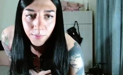 Brunette Solo Webcam Masturbation