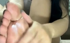 Black Amateur Explore Hot Foot Fetish