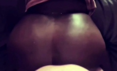 Black and round asses