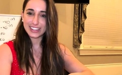 Hottest brunette solo webcam masturbation 2