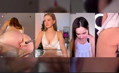 Hot Tight Ass Brunette Toys On Cam