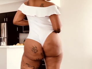 Amateur striptease and Solo masturbation