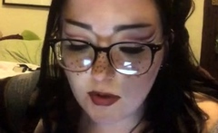 Amateur striptease and Solo masturbation