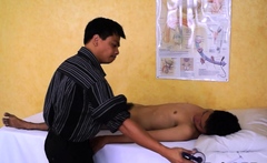 Real asian doc gives BJ patient outdoor