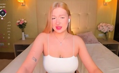 Solo with perfect big boobed blonde Alexis Ford