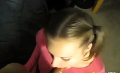 Cum-Hog Amateur's Blowjob POV