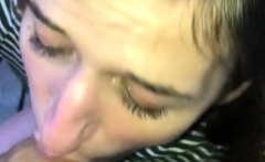 Brunette Slut Gives A Great Pov Amateur Blowjob