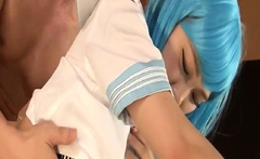 Sexy Asian whore Maki Horiguchi blows spear in ultimate