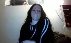 Brunette Solo Webcam Masturbation